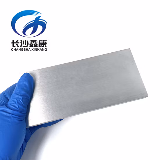 Alvo de pulverização catódica tubular Al Planar de alumínio Xinkang para preço de valor de revestimento PVD