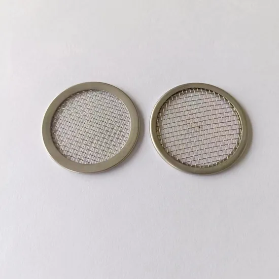 Disco de filtro de malha de arame de metal sinterizado de aço inoxidável